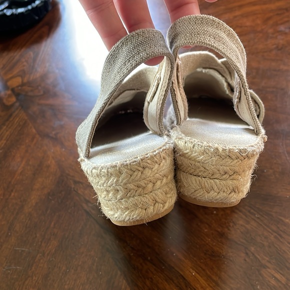 TONI PONS Ecru Linen Ter Wedge Espadrilles - Picture 6 of 7